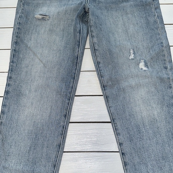 NWT Pistola Charlie High Rise Straight Jeans Raw Hem in Ruthless Wash size 25/0 - Picture 9 of 10